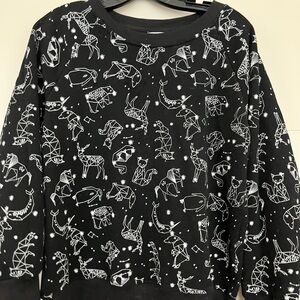 Black Constellation Sweatshirt